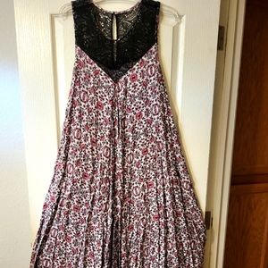 Torrid Lace & Floral Maxi Dress Plus Size 2